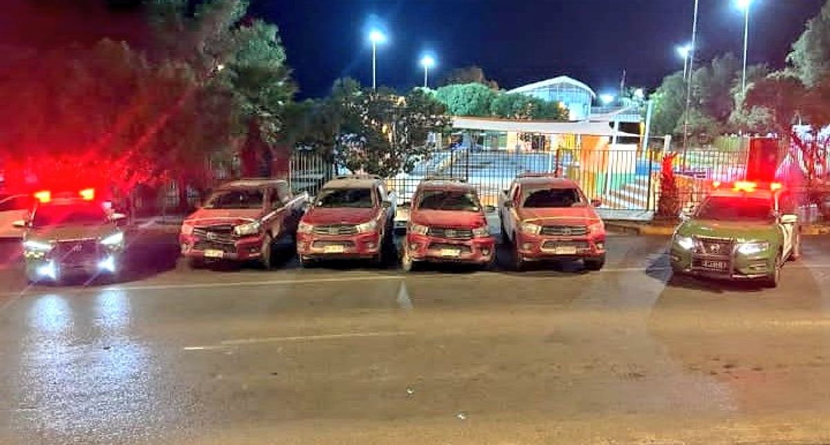 Detienen a extranjeros por el robo de cuatro camionetas en Antofagasta