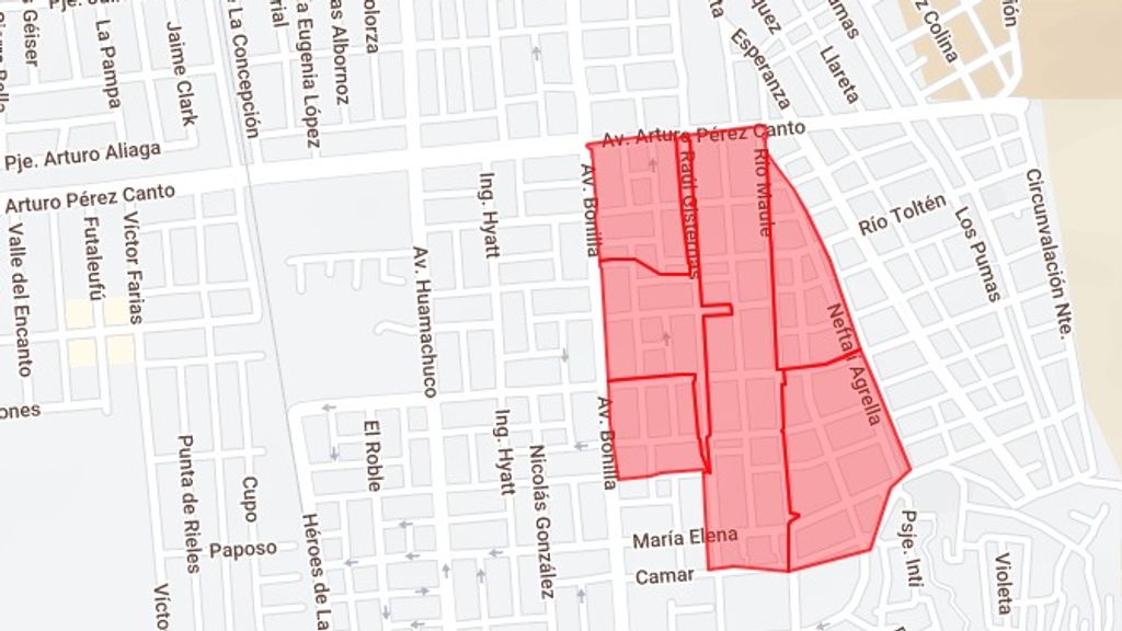 Corte de agua no programado Corte de agua no programado