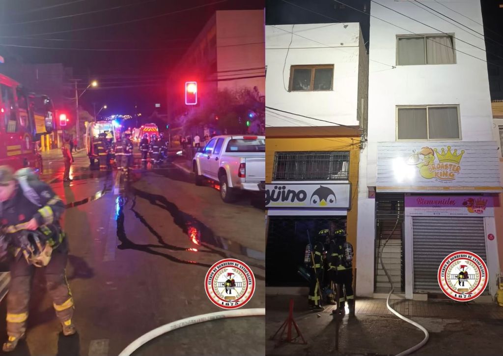 Incendio Centro Antofagasta Incendio Centro Antofagasta