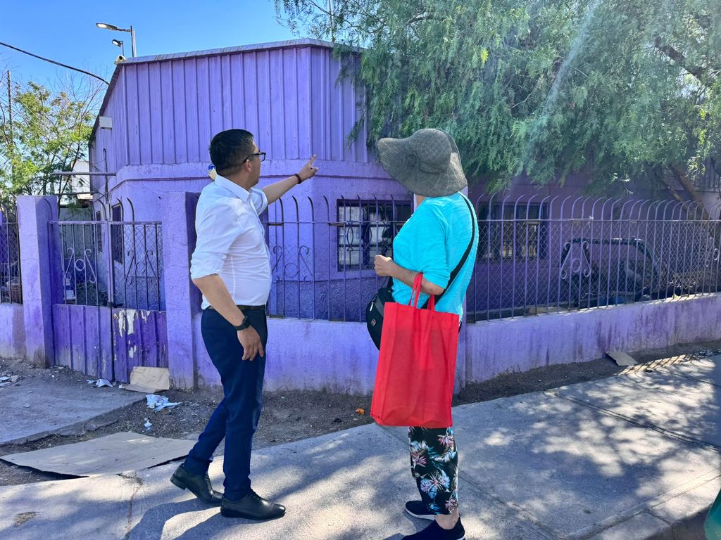 Diputado Videla y Vecina Afectada Diputado Videla y Vecina Afectada