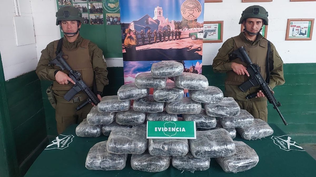 Incautación droga