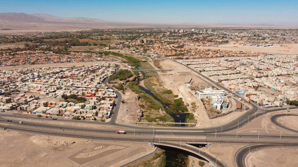 toma aérea Calama