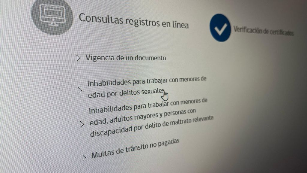 REGISTRO DE INHABILIDADES REGISTRO DE INHABILIDADES