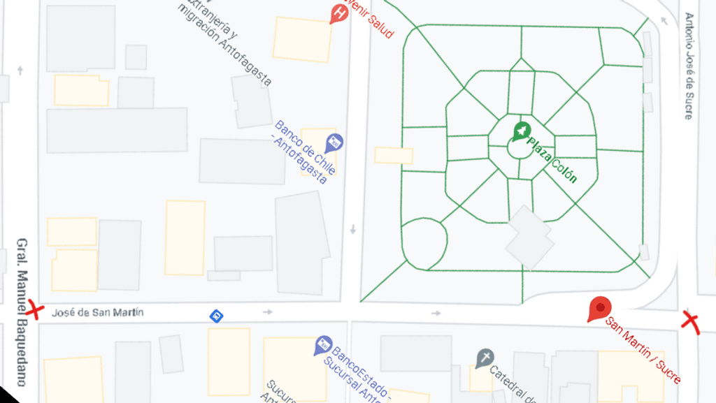 Cierre de calles programado Cierre de calles programado