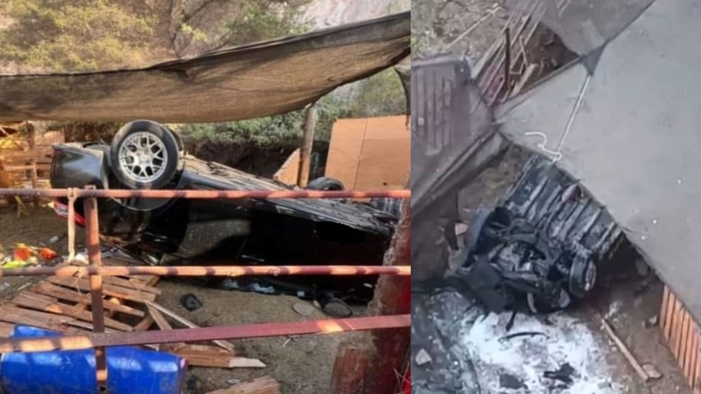 Auto desbarrancado Auto desbarrancado