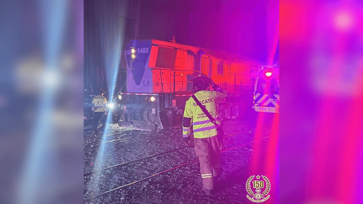 Trágico accidente en Antofagasta: peatón muere atropellado por tren Trágico accidente en Antofagasta: peatón muere atropellado por tren