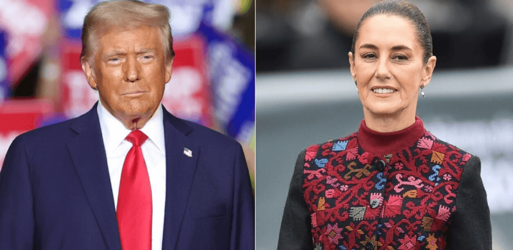 Donald Trump y Claudia Sheinbaum Donald Trump y Claudia Sheinbaum