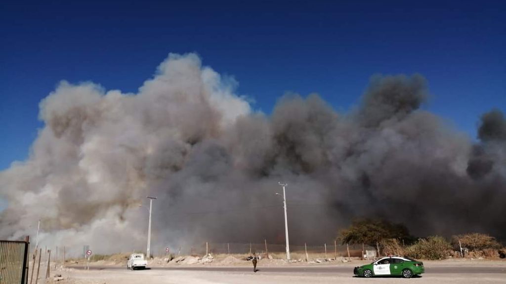 incendio forestal Calama incendio forestal Calama