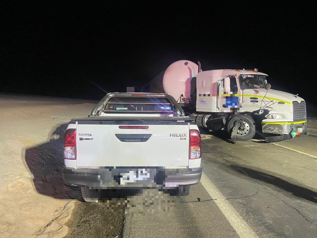Camioneta Robada en Colisión en Ruta 5 Camioneta Robada en Colisión en Ruta 5
