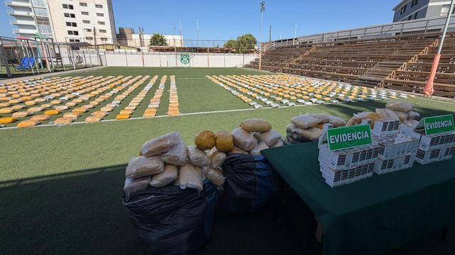 Incautación más de una tonelada de droga Calama