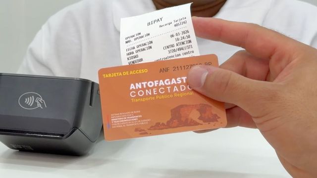 Tarjeta pago electronico transporte público