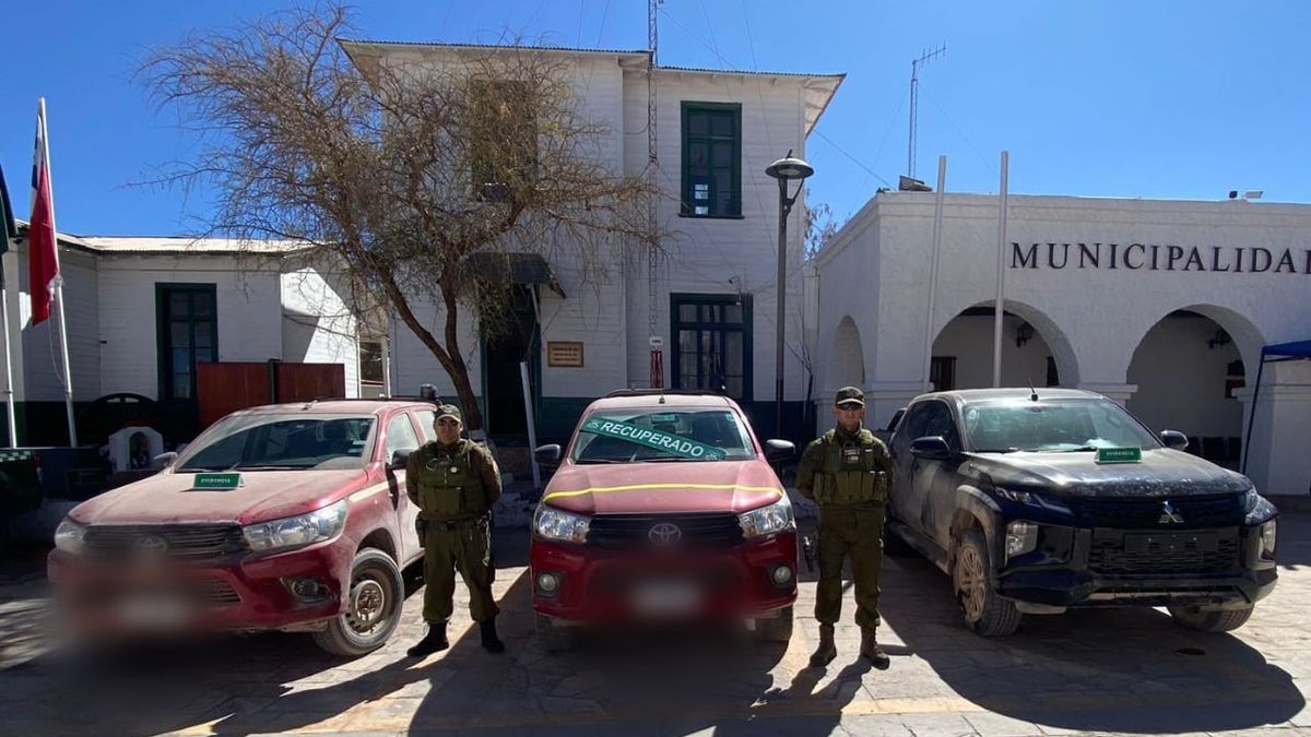 Carabineros recuperan vehículos robados en San Pedro Carabineros recuperan vehículos robados en San Pedro
