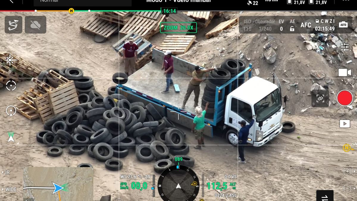 Imagen dron exvertedero