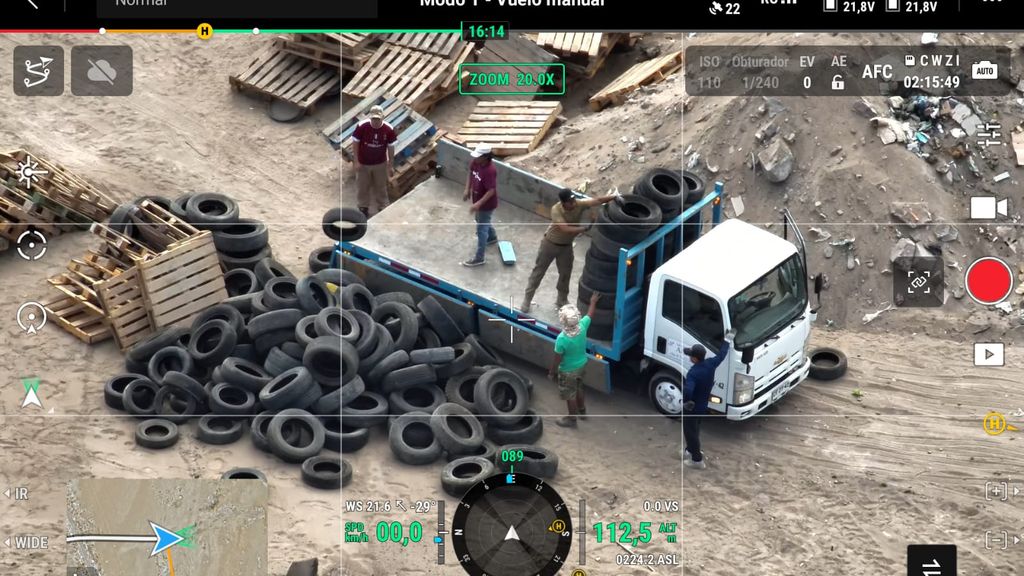 Imagen dron exvertedero