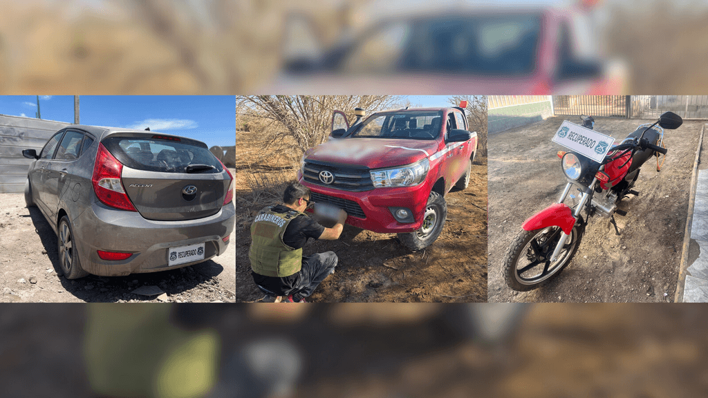 vehículos recuperados Carabineros vehículos recuperados Carabineros