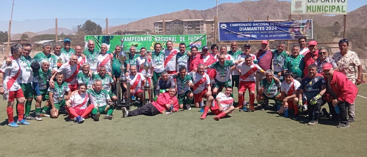 Antofagasta gana el Campeonato Nacional de Fútbol +60 en Copiapó Antofagasta gana el Campeonato Nacional de Fútbol +60 en Copiapó