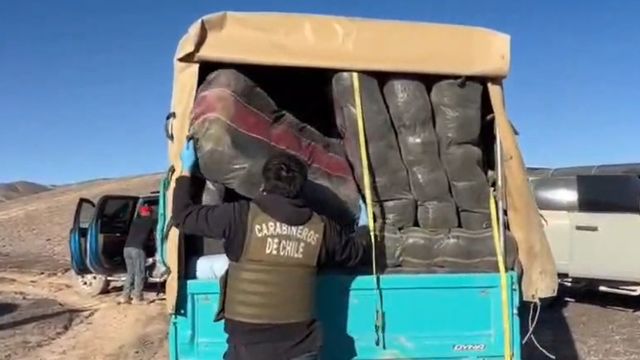 1.6 toneladas de marihuana en la pampa
