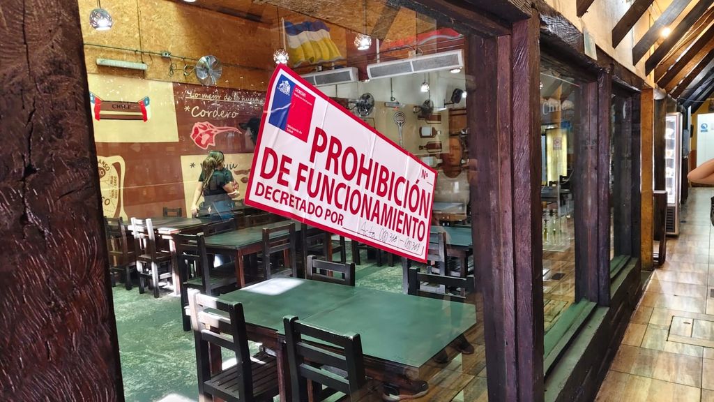 Prohibición de funcionamiento Chile Lindo Prohibición de funcionamiento Chile Lindo