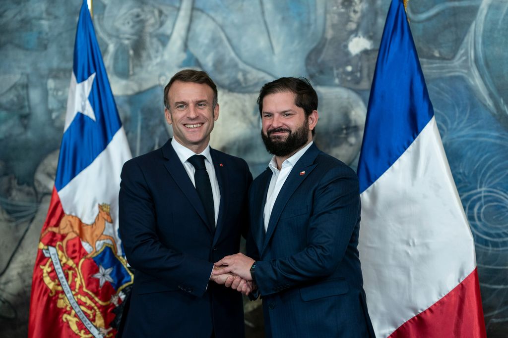 Macron en Chile Macron en Chile