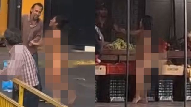 Mujer desnuda mercado central Antofagasta