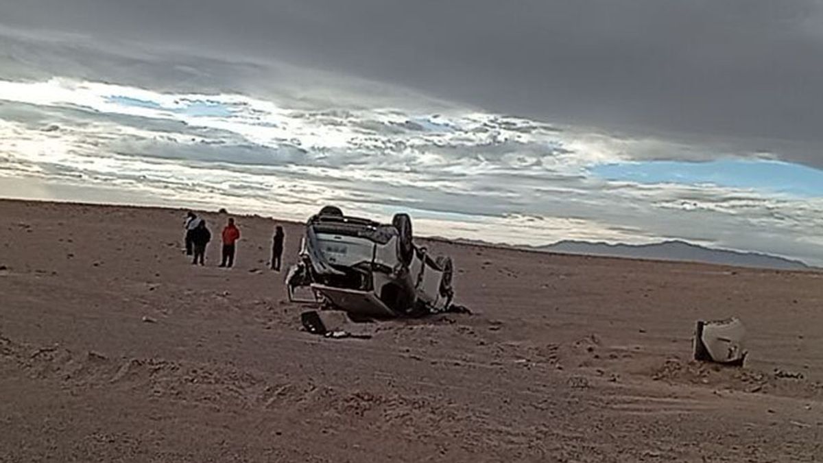 Fatal volcamiento en Chiu Chiu: 2 fallecidos y 4 lesionados