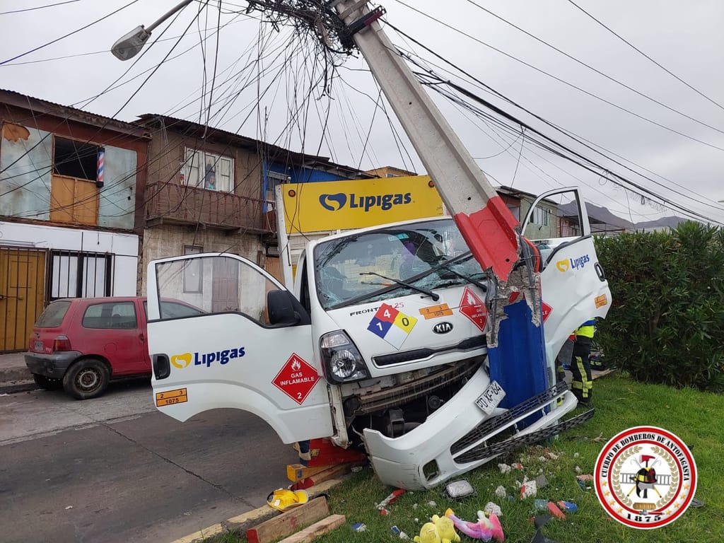 Choque con Poste Choque con Poste