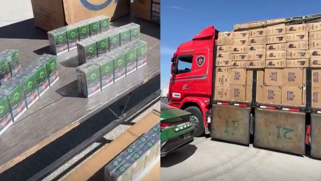 Histórica incautación de cigarrillos Histórica incautación de cigarrillos