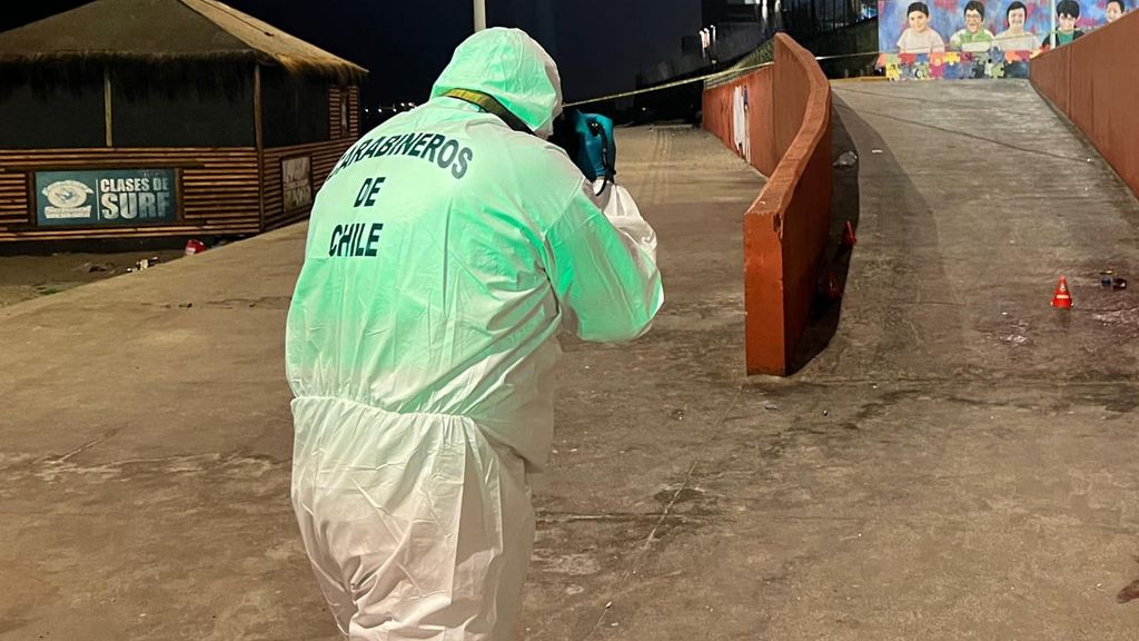 Homicidio sector Playa Paraíso, Antofagasta Homicidio sector Playa Paraíso, Antofagasta