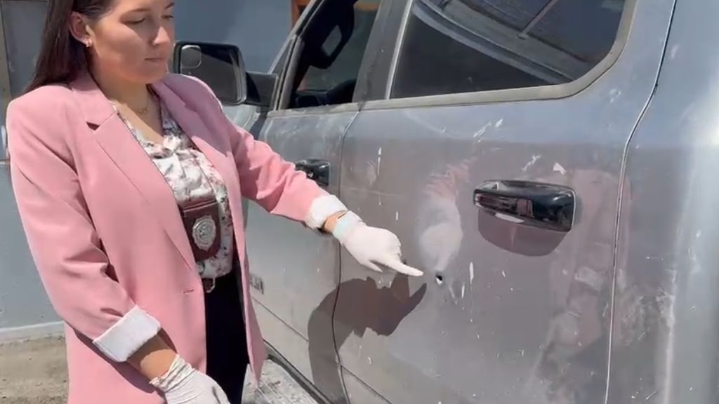 Disparos camioneta pdi