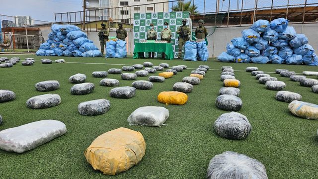 2,7 toneladas de drogas