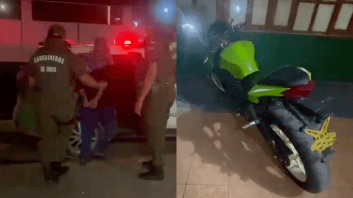 Incautan motocicleta con patente falsa en Calama Incautan motocicleta con patente falsa en Calama