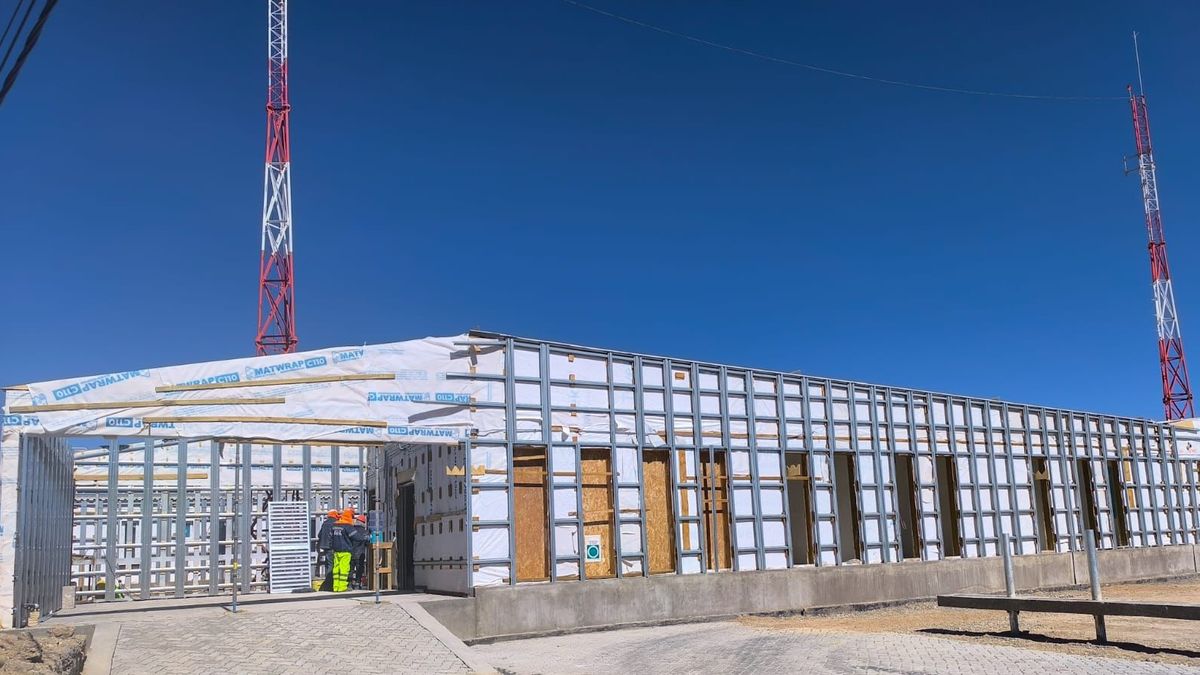 Avance del 60% en Obras de Tenencia de Ollagüe Avance del 60% en Obras de Tenencia de Ollagüe