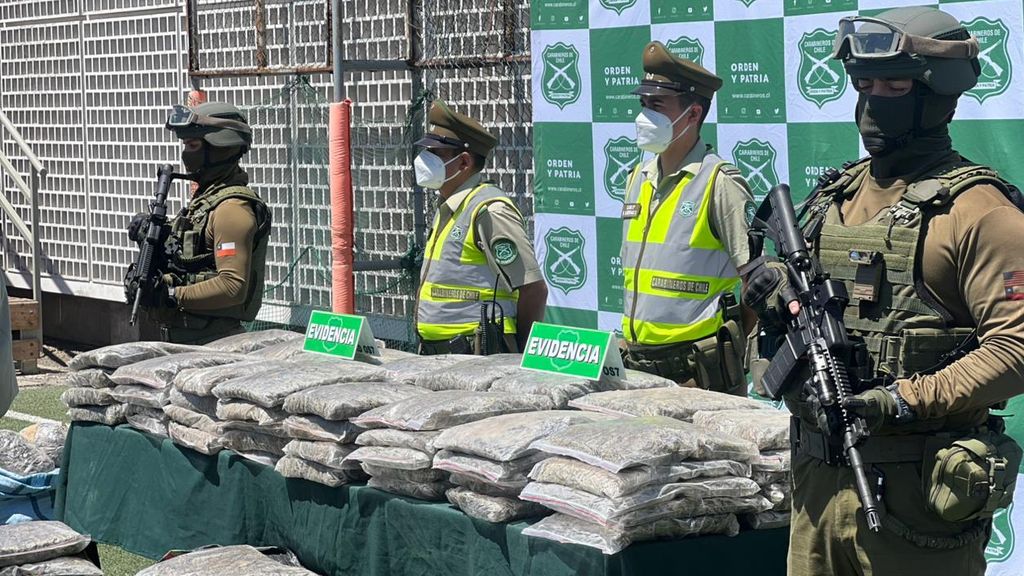 Decomiso tonelada de marihuana Decomiso tonelada de marihuana