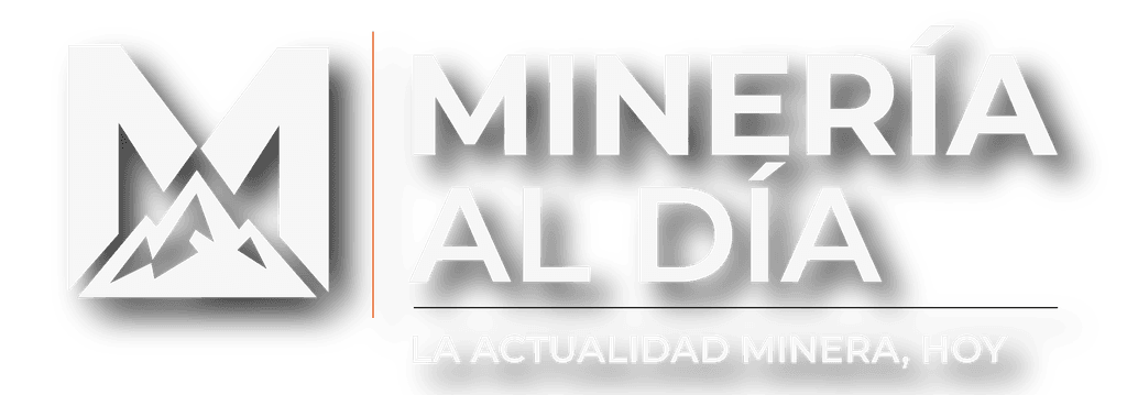 Logo Minería al Día sombra blanco