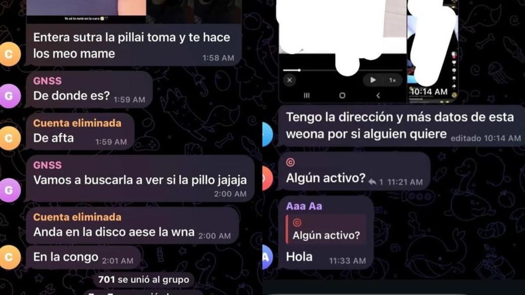 Denuncia grupos Telegram
