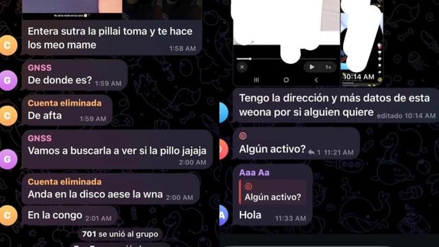 Denuncia grupos Telegram