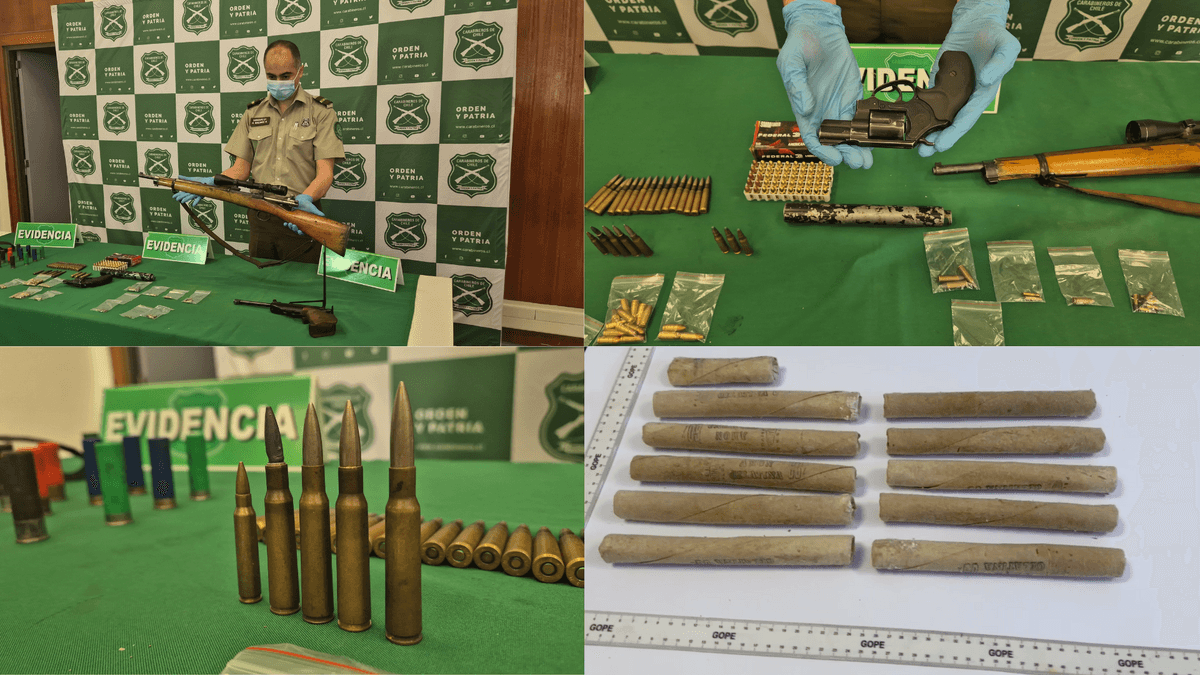 Desmantelan red de narcotráfico con 125 kg de droga y armas Desmantelan red de narcotráfico con 125 kg de droga y armas