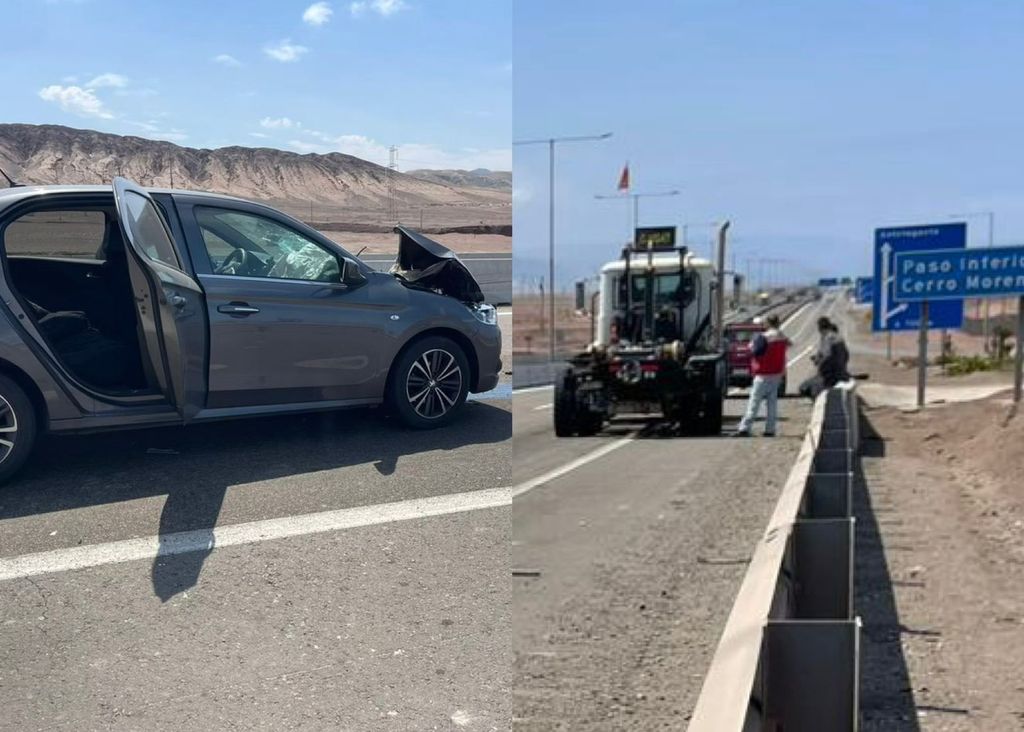 Accidente Acceso Base Aérea Cerro Moreno Accidente Acceso Base Aérea Cerro Moreno