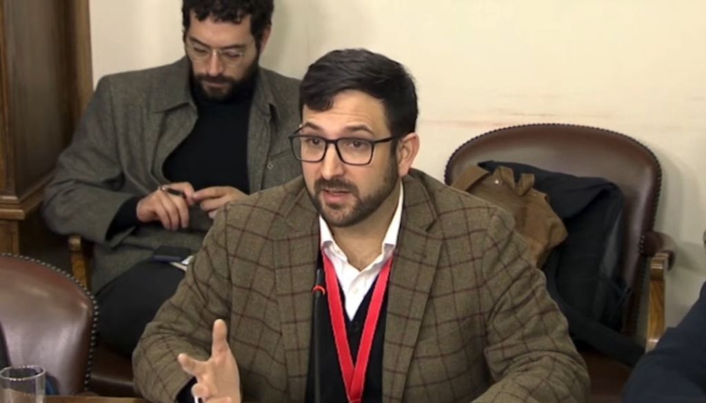 Miguel Crispi en Comisión Investigadora Miguel Crispi en Comisión Investigadora