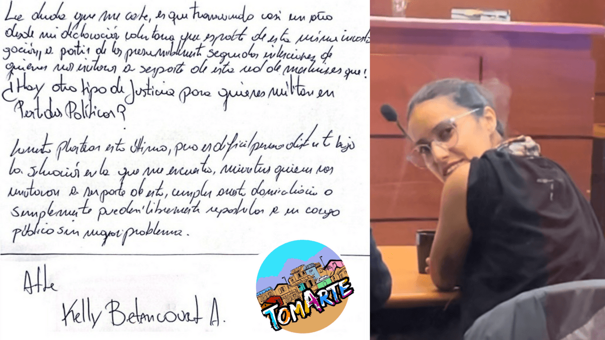Kelly Betancourt se pronuncia desde la cárcel: ¿Justicia selectiva para militantes políticos? Kelly Betancourt se pronuncia desde la cárcel: ¿Justicia selectiva para militantes políticos?