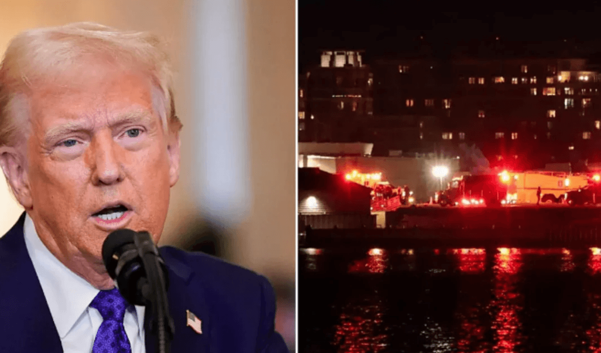 Trump culpa a helicóptero y políticas de diversidad por tragedia aérea en EEUU Trump culpa a helicóptero y políticas de diversidad por tragedia aérea en EEUU