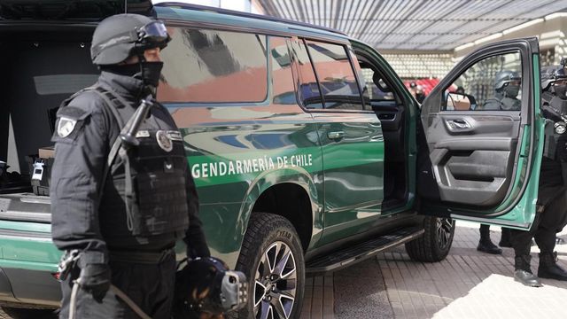 Auto blindado Gendarmería