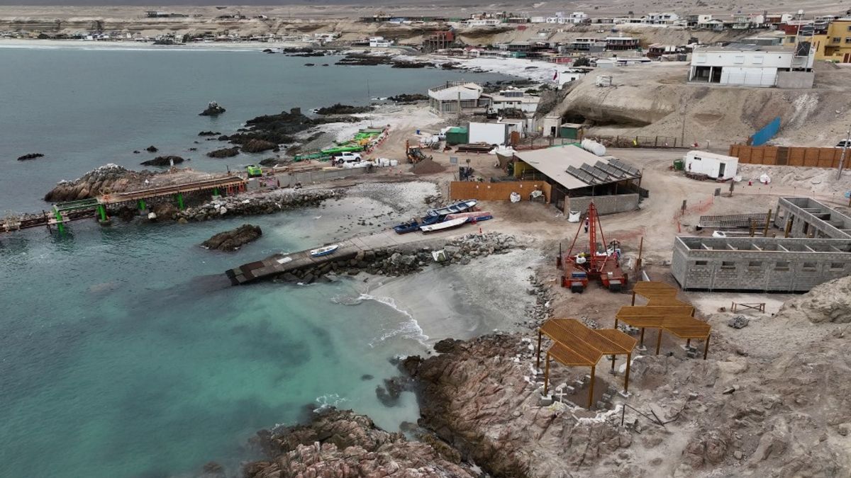 Avance obras Caleta Hornitos Avance obras Caleta Hornitos
