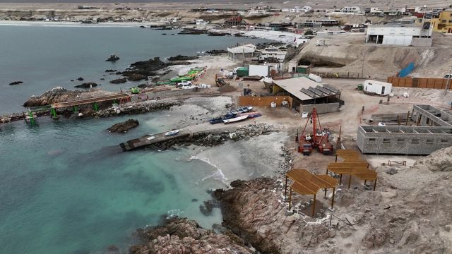 Avance obras Caleta Hornitos Avance obras Caleta Hornitos