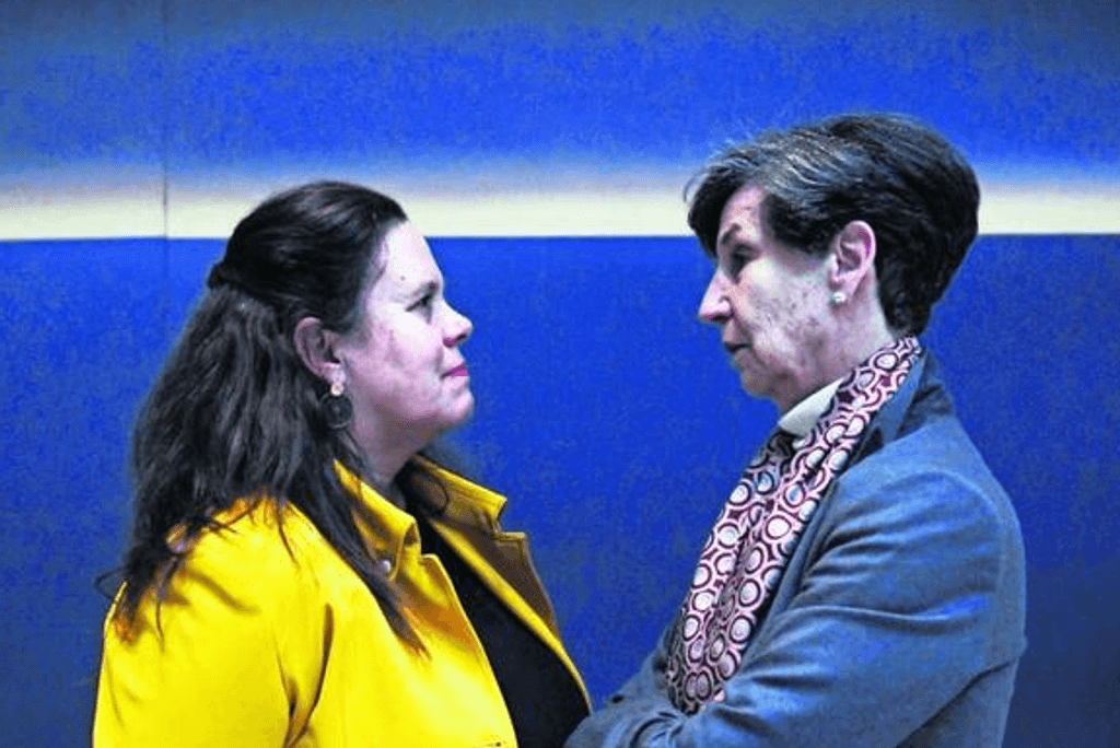 Maya Fernández e Isabel Allende Maya Fernández e Isabel Allende