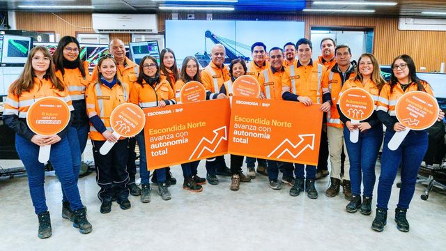 Escondida operación autonoma Escondida operación autonoma