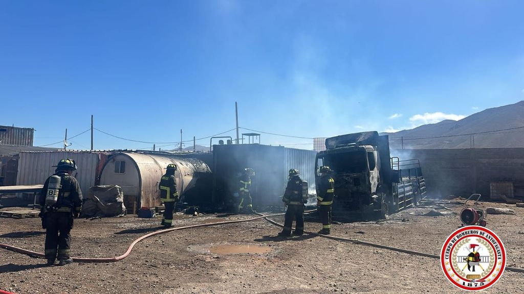 Incendio camión Incendio camión