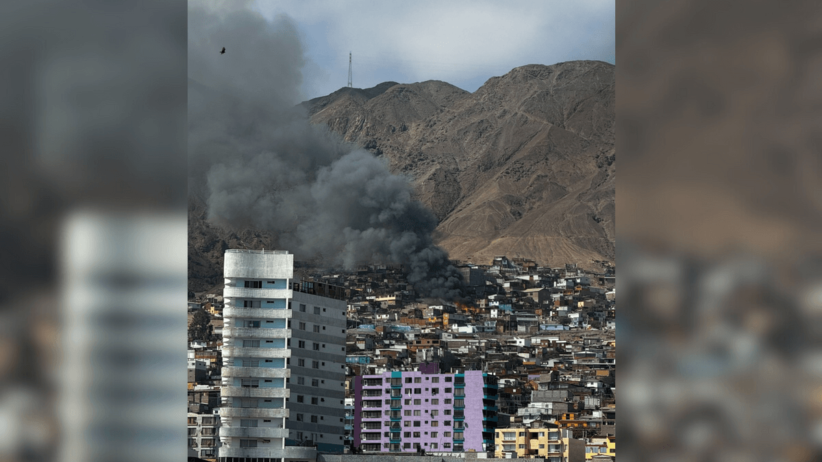 URGENTE| Incendio en sector céntrico de Antofagasta URGENTE| Incendio en sector céntrico de Antofagasta