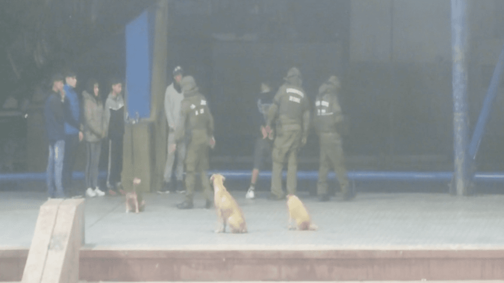 Detenido porte de arma Plaza Bicentenario Detenido porte de arma Plaza Bicentenario