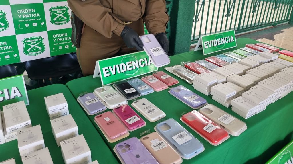 Evidencia productos falsos caracol